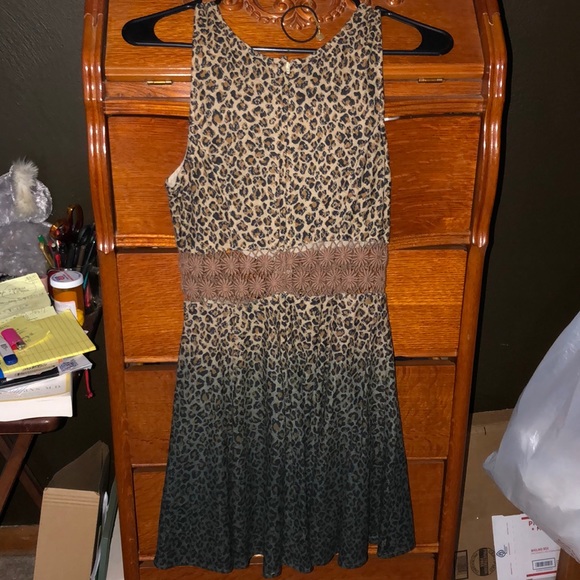 Free people leopard daisy dress - Picture 3 of 5